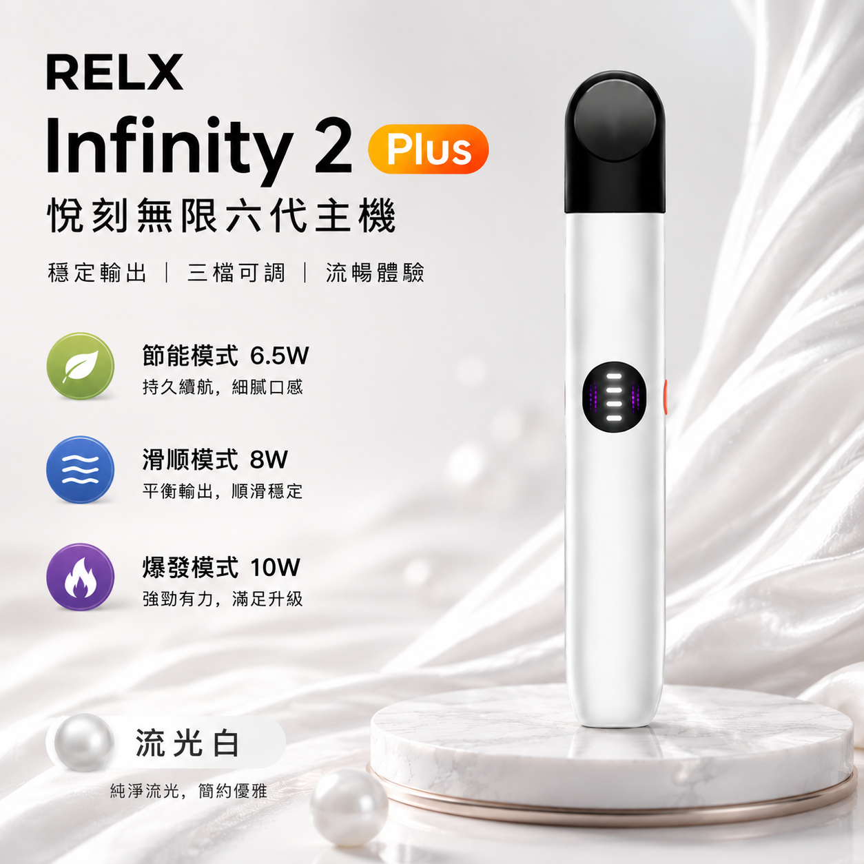 悅刻六代主機 流光白