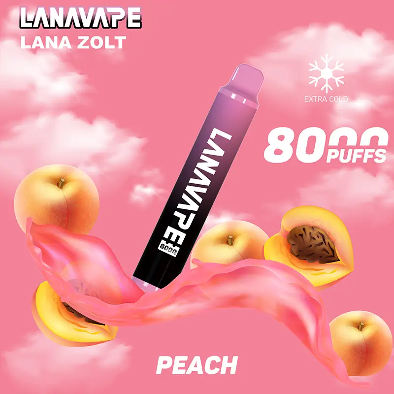 拉娜一次性/拋棄式8000口 蜜桃