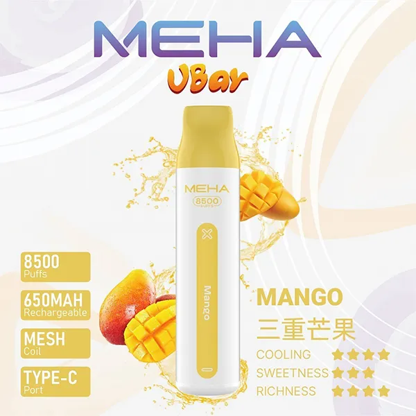魅嗨拋棄式/一次性8500口 三重芒果